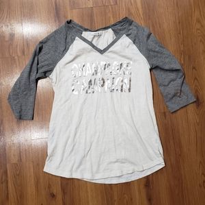 Champagne Campaign 3/4 sleeve